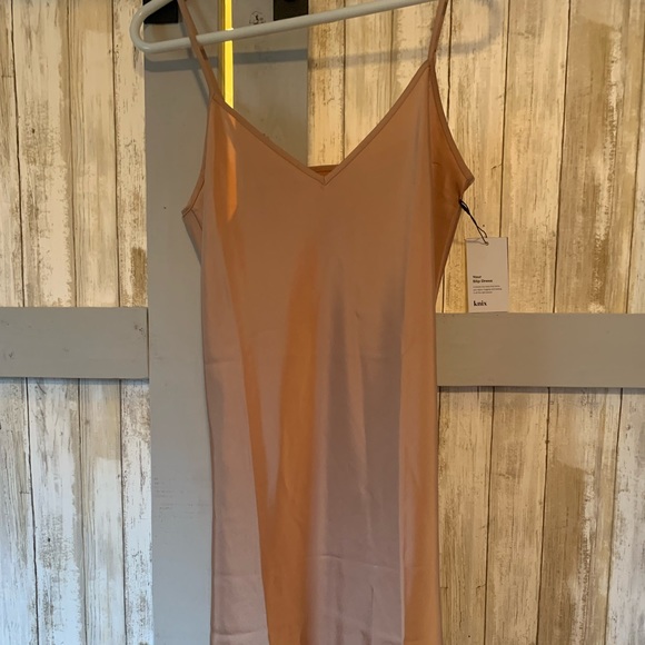 knix Dresses The Papaya Slip Dress By The Birds Papaya And Knix